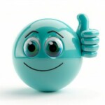 Like emoji meme lém lỉnh khiến bạn phì cười Like emoji meme nghiêng đầu cực dễ mến