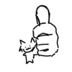 Gấu trúc like 2 tay