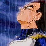 Vegeta đứng dưới mưa đầy tâm trạng Vegeta đứng dưới mưa đầy tâm trạng