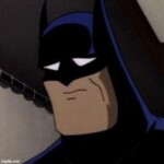 Batman với gương mặt buồn bã Batman với gương mặt buồn bã