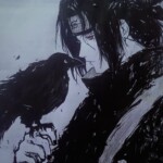 Itachi buồn với chú quạ Itachi buồn với chú quạ