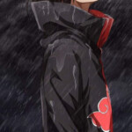 Itachi buồn đứng dưới mưa Itachi buồn đứng dưới mưa